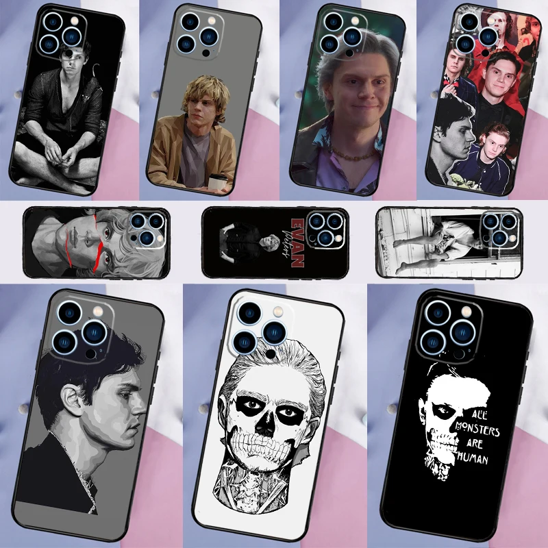 Evan Peters Phone Case For iPhone 16 15 14 Pro Max 11 12 13 Mini XR X XS Max Plus Cover