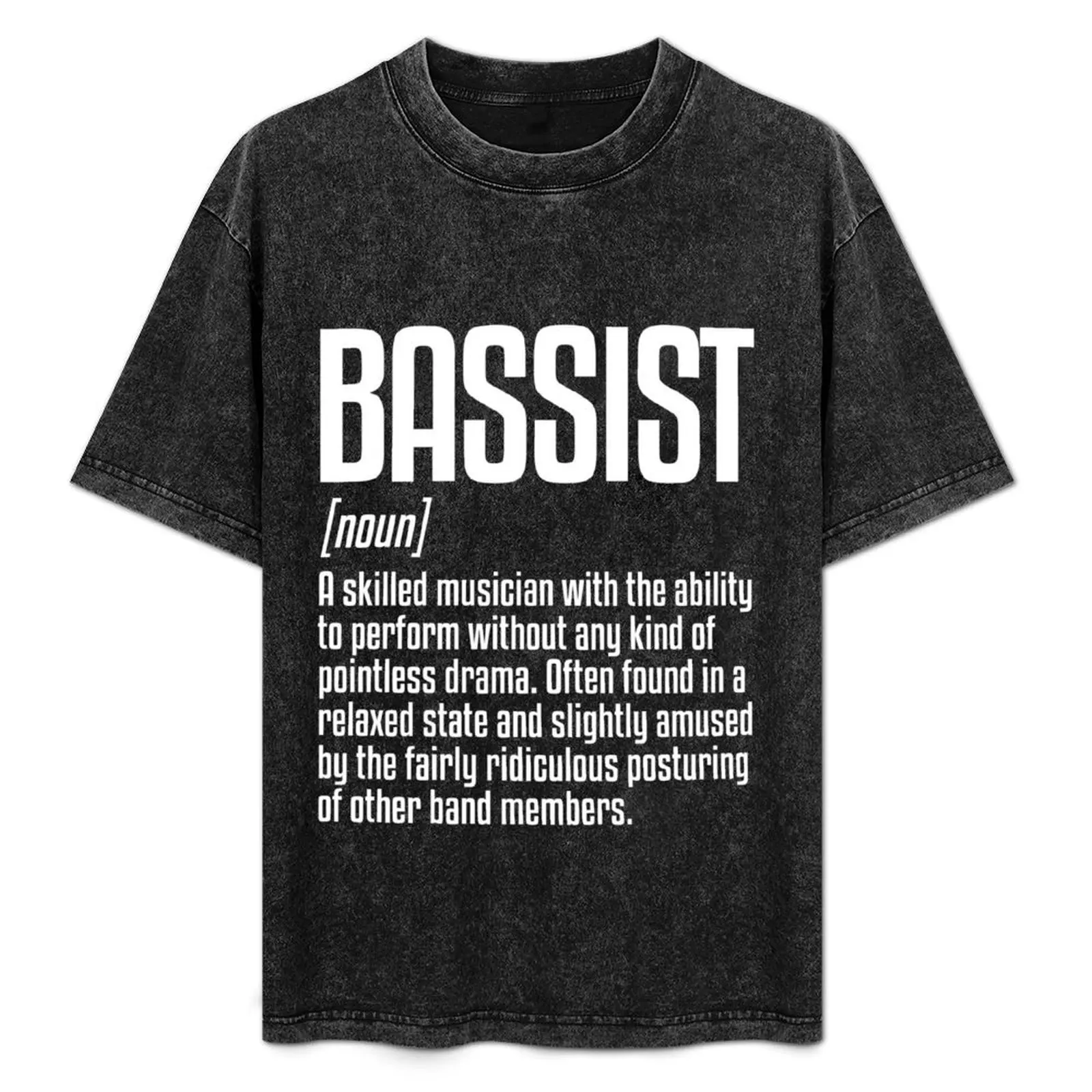 

Bassist Definition Musician Bass Player T-Shirt Sport Basic Moisture Wicking Tee