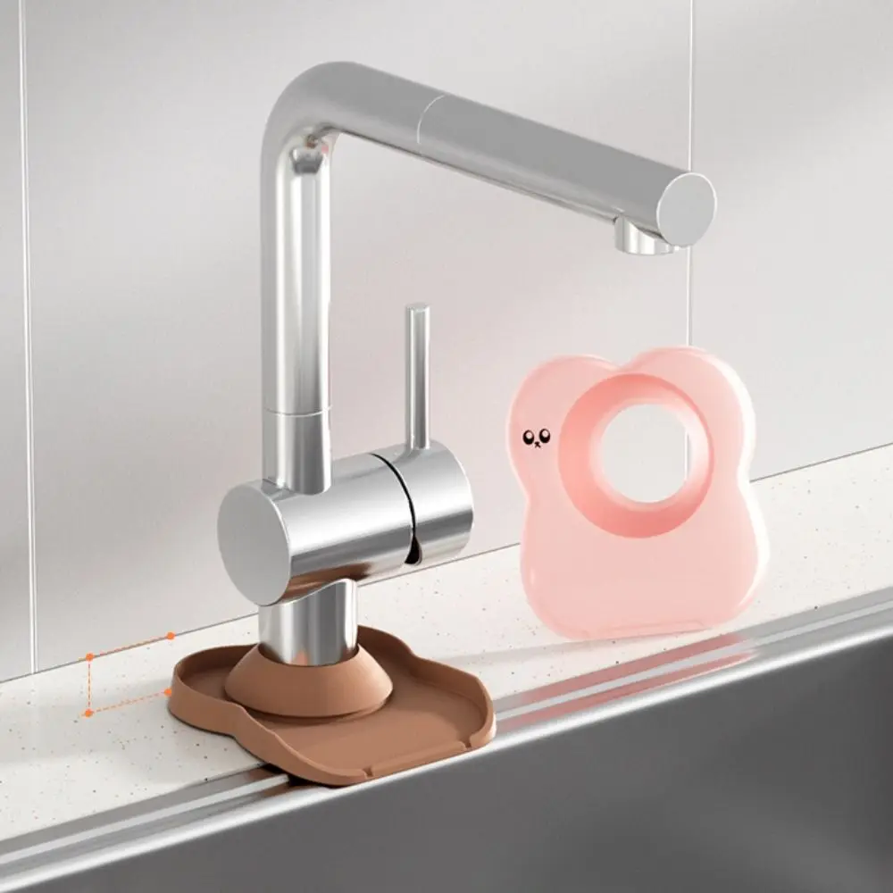 

New Silicone Faucet Absorbent Mat Quick Dry Splash Faucet Absorbent Pad Multifunction Convenient Drip Catcher Mat Kitchen