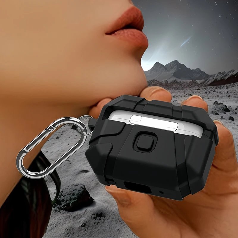 Earphone Cases for Airpods Pro 3 2025 Funda Coque for Airpods Pro 3 2 4 Pro3 Cover With Hook Luxury Protective Shell - Image 6