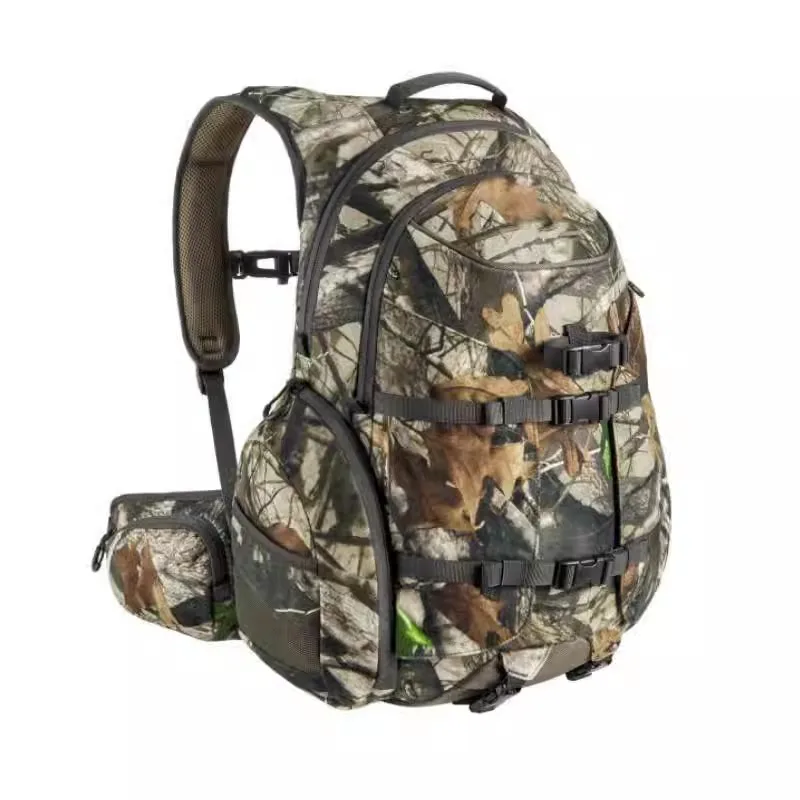 

Customized LOGO outdoor camouflage flannel backpack