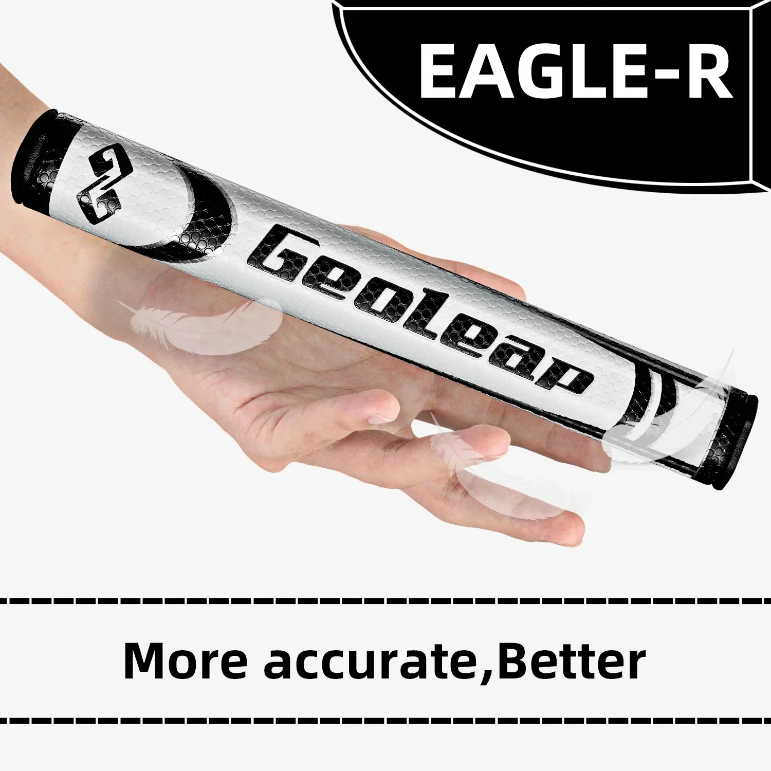 High Quality Geoleap Round Putter Golf Grips PU Putter Grip Soft Polyurethane Material 1.0,2.0 ,3.0, 5.0