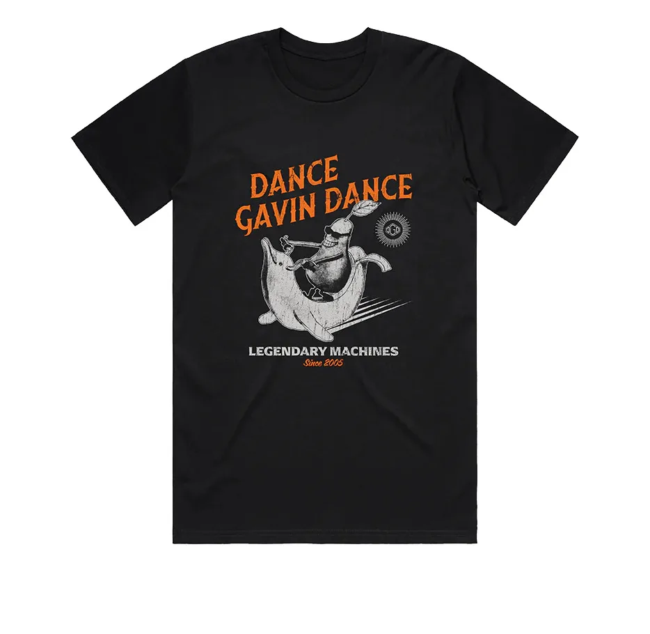 Rare Dance Gavin Dance Legend Black Cotton Size S-4XL T-Shirt Unisex PP265