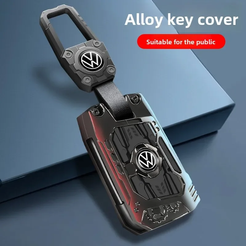 

2026 Hot For VW VOLKSWAGEN Car Key Case Cover For VW Volkswagen Golf 7 MK7 Tiguan MK2 T-roc T-cross Skoda Octavia Kodiaq Karoq S