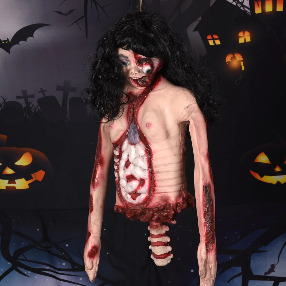 

Horror Ghost Women Hanging Doll Halloween Bar Ghost Courtyard Horror Dolls Prop Ghost Festival Halloween Party Decoration