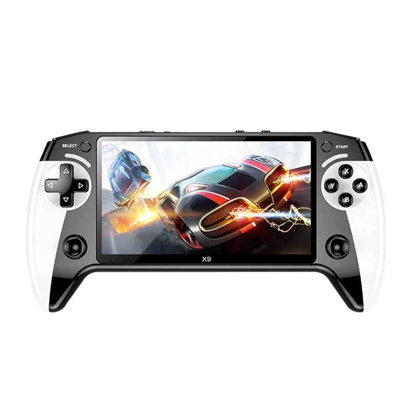 

New X9 Handheld Game Console 8GB 2000+ Games 5.5Inch IPS Screen Retro Arcade Game Console For Kids Gift