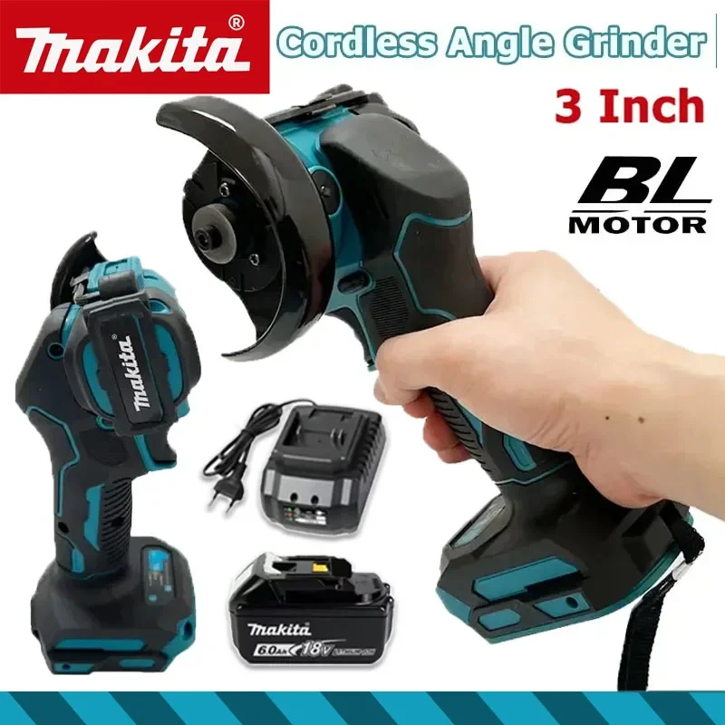 

Аккумуляторная угловая шлифмашина Makita 3 дюйма, беспроводная угловая шлифмашина 3 дюйма, электрический отрезной инструмент, циркулярная пила, электроинструмент