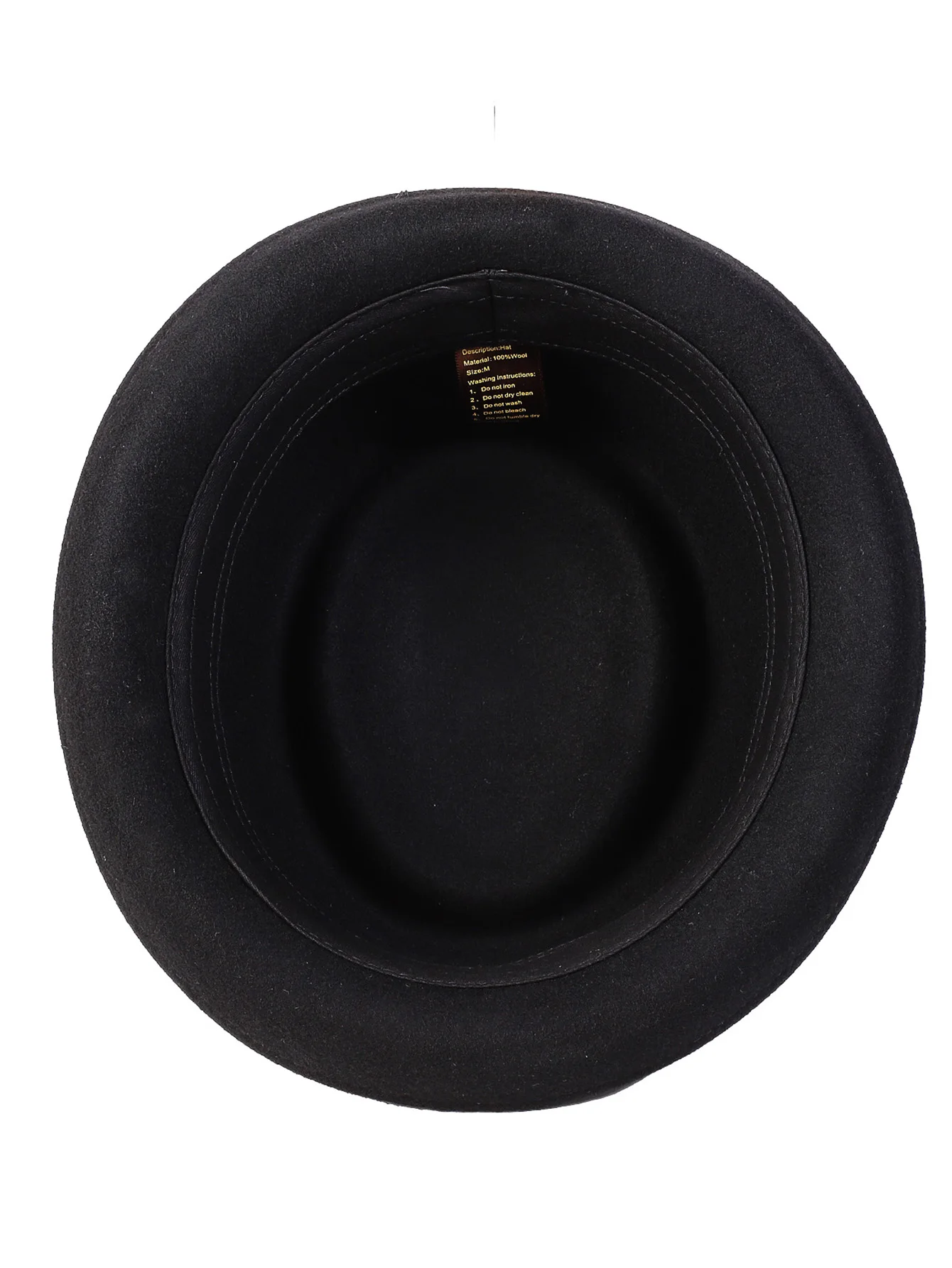 2024 Black Pork Pie Hat Wool Felt Bow Mens Fedora Jazz Cap Church Panama Gangsters Caps Gentlemen Fashion Porkpie Hats