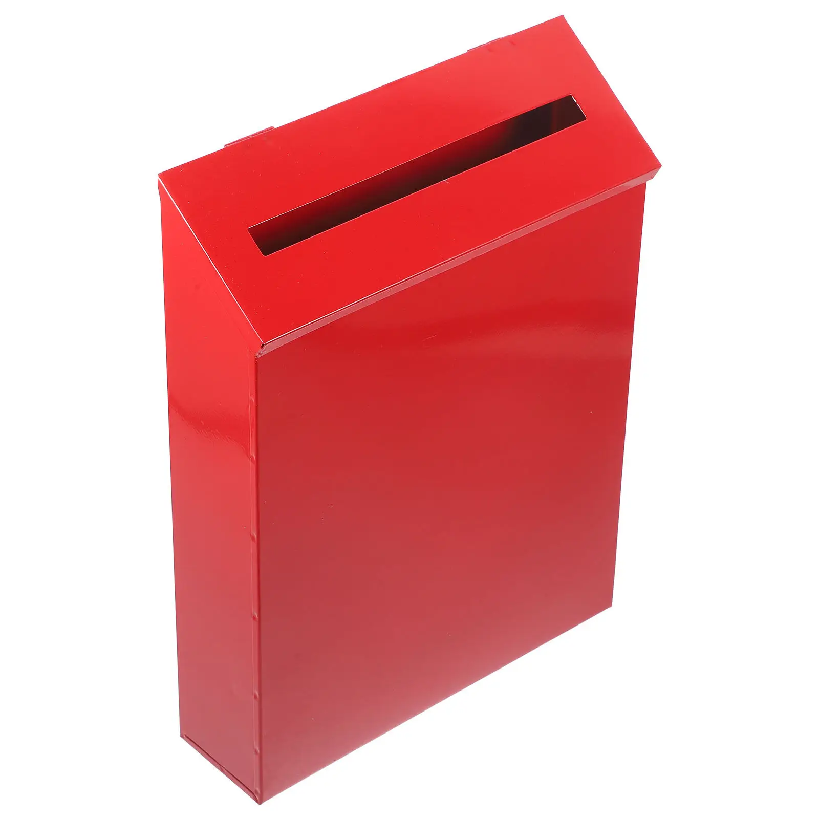 Large Capacity Metal Mailbox Wall Mounted Letter Container Vintage Style Mail Box for Home Mail Suggestion Box