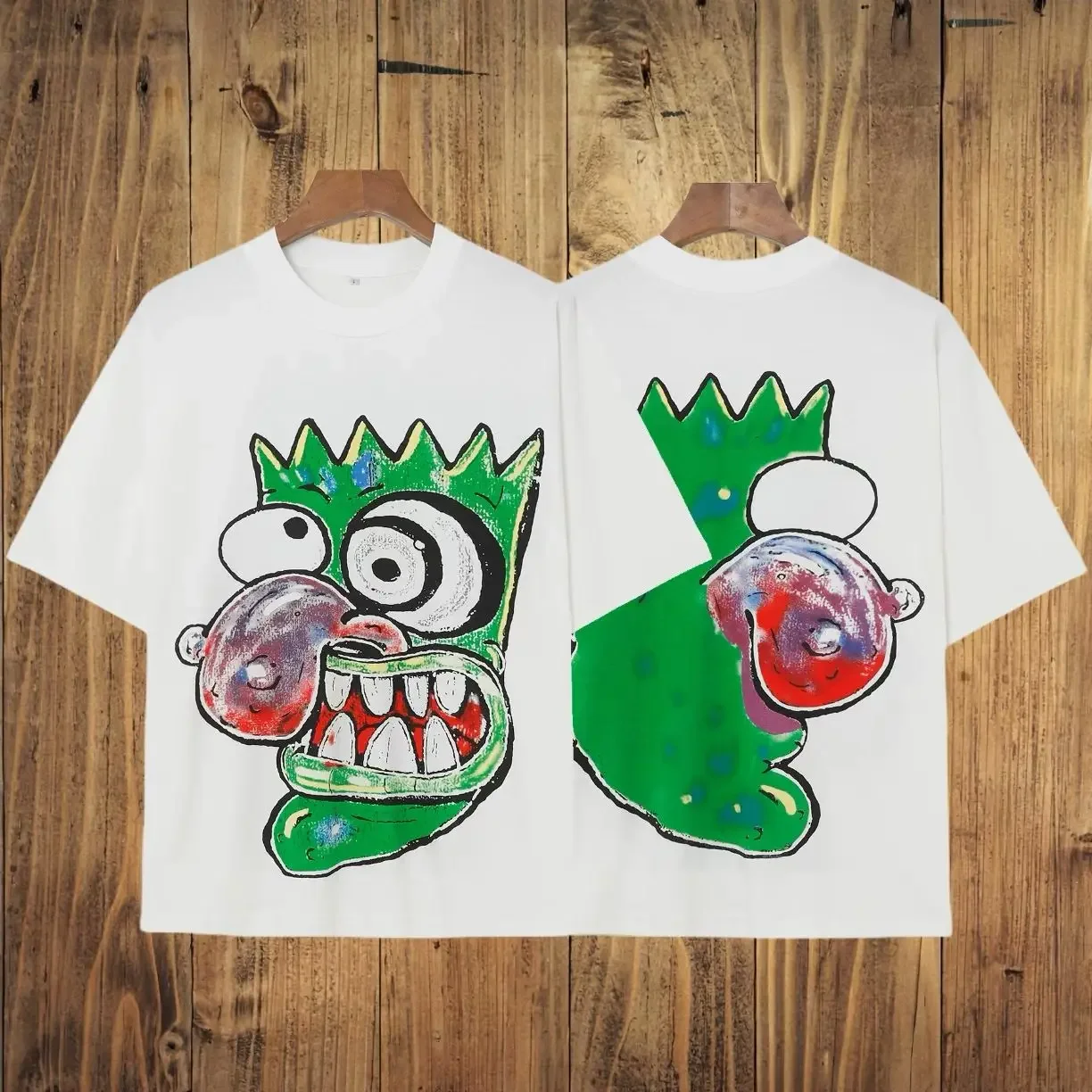 Independent Billionaire Short Sleeve Funny Oversize Loose Boxy Fit Trendy Brand American Street Cotton T-shirt