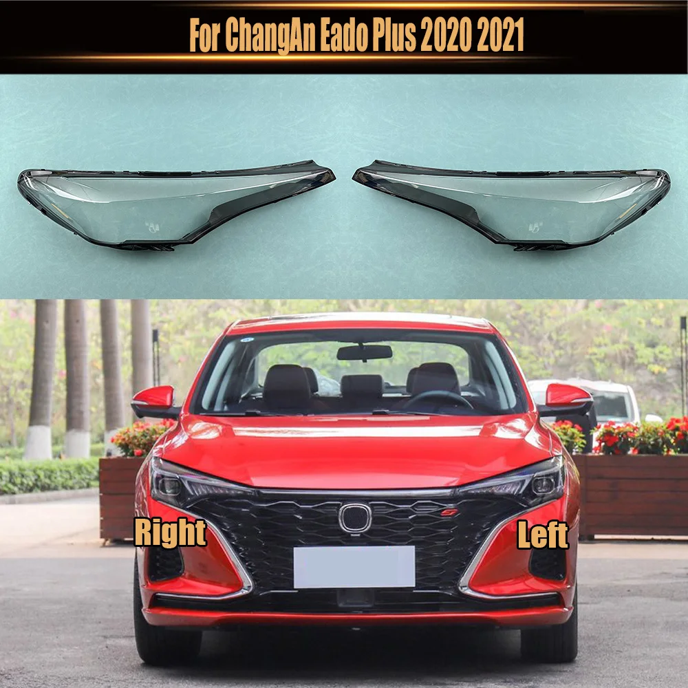 

For ChangAn Eado Plus 2020 2021 Headlamp Transparent Cover Lamp Shade Headlight Shell Lens Plexiglass Replace Original Lampshade