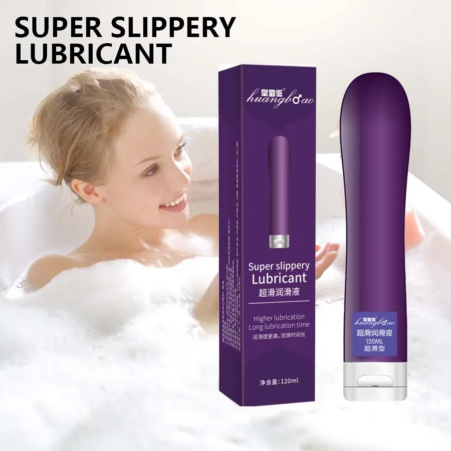 Lubricante Anal soluble en agua antideslizante, hidratante de larga duración, consolador para parejas adultas, vibrador, aceite sexual, 120ml