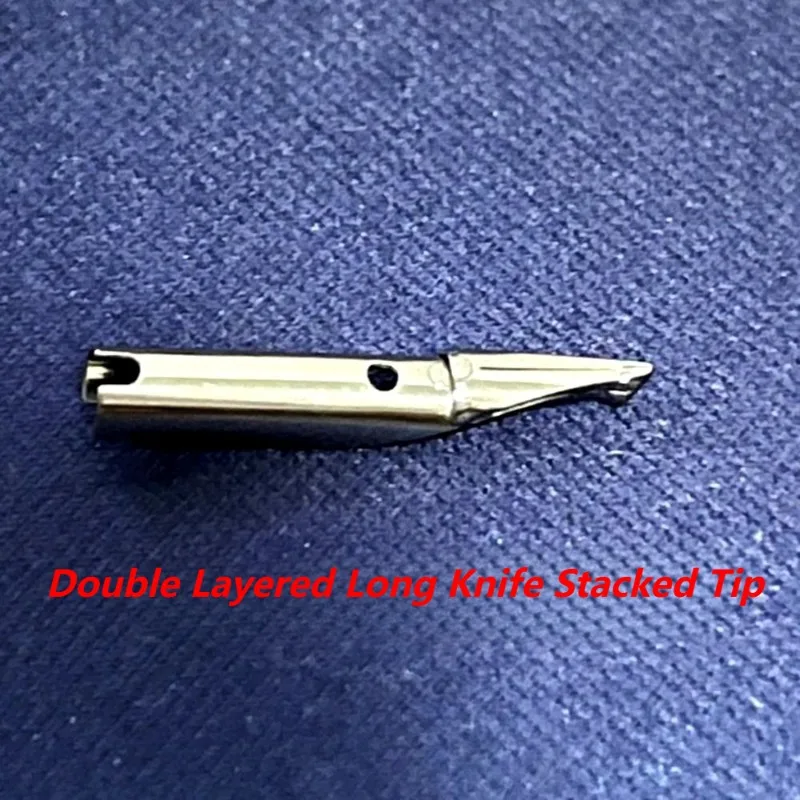 

Long Knife Stacked Fountain Pen Tips and Nibs 1.0 2.5 Double Layered Tip Ink Pen Collection Hoooded Nib Luxury Pen Accessories