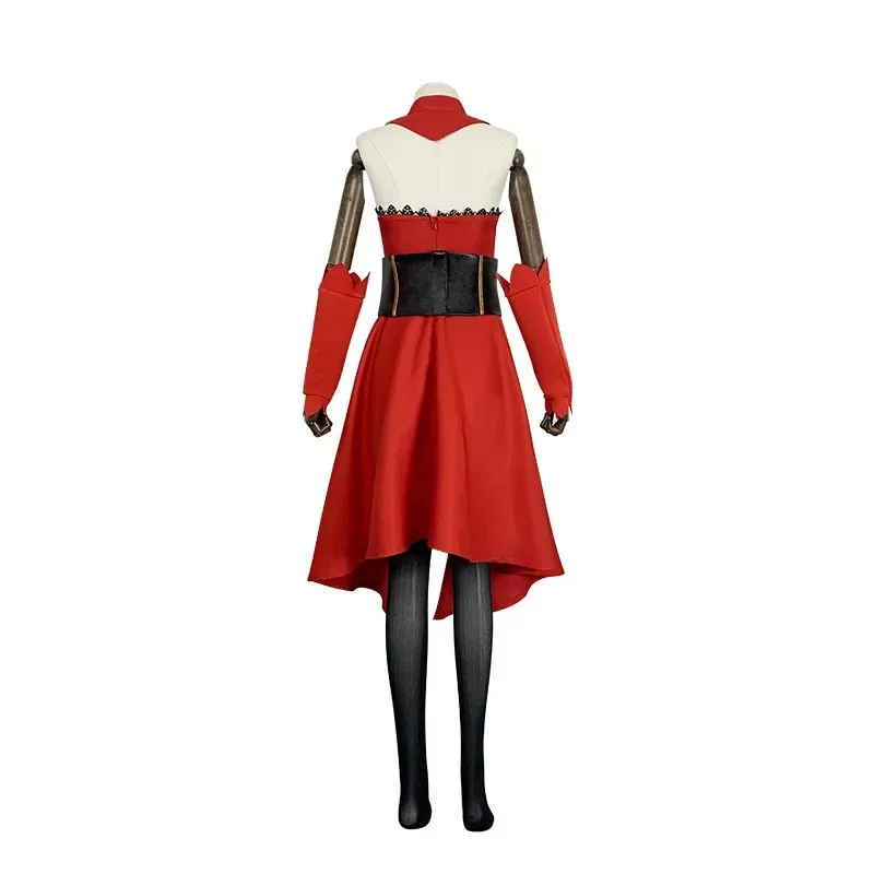 Anime Takt Op.Destiny Unmei Cosplay Costumered Evening Long Dress Princess Skirt Wig Woman Sexy Carnival Christmas Suitx;8's,6;