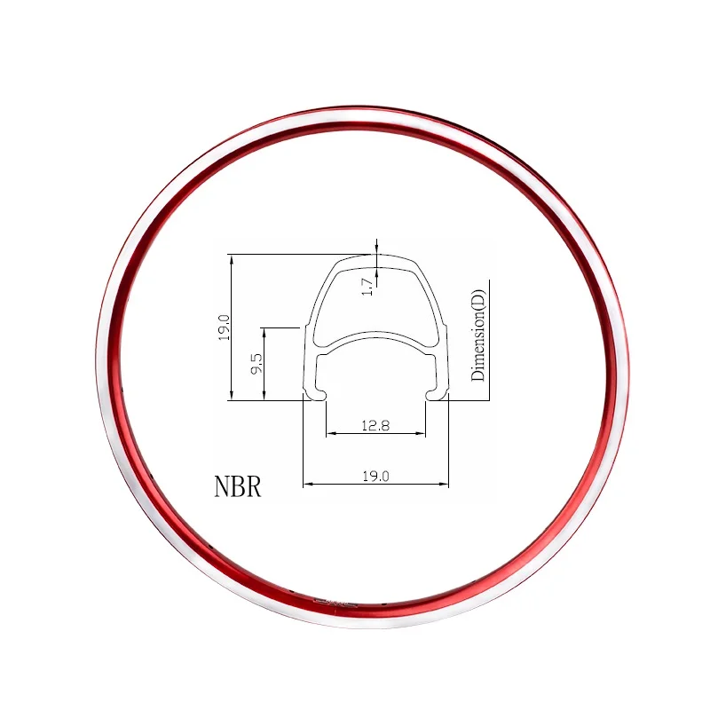 KINLIN 접이식 자전거 림, BMX 초경량 NBR 305/406/451 림, 16/20 인치 림, 16, 20, 24/28 홀