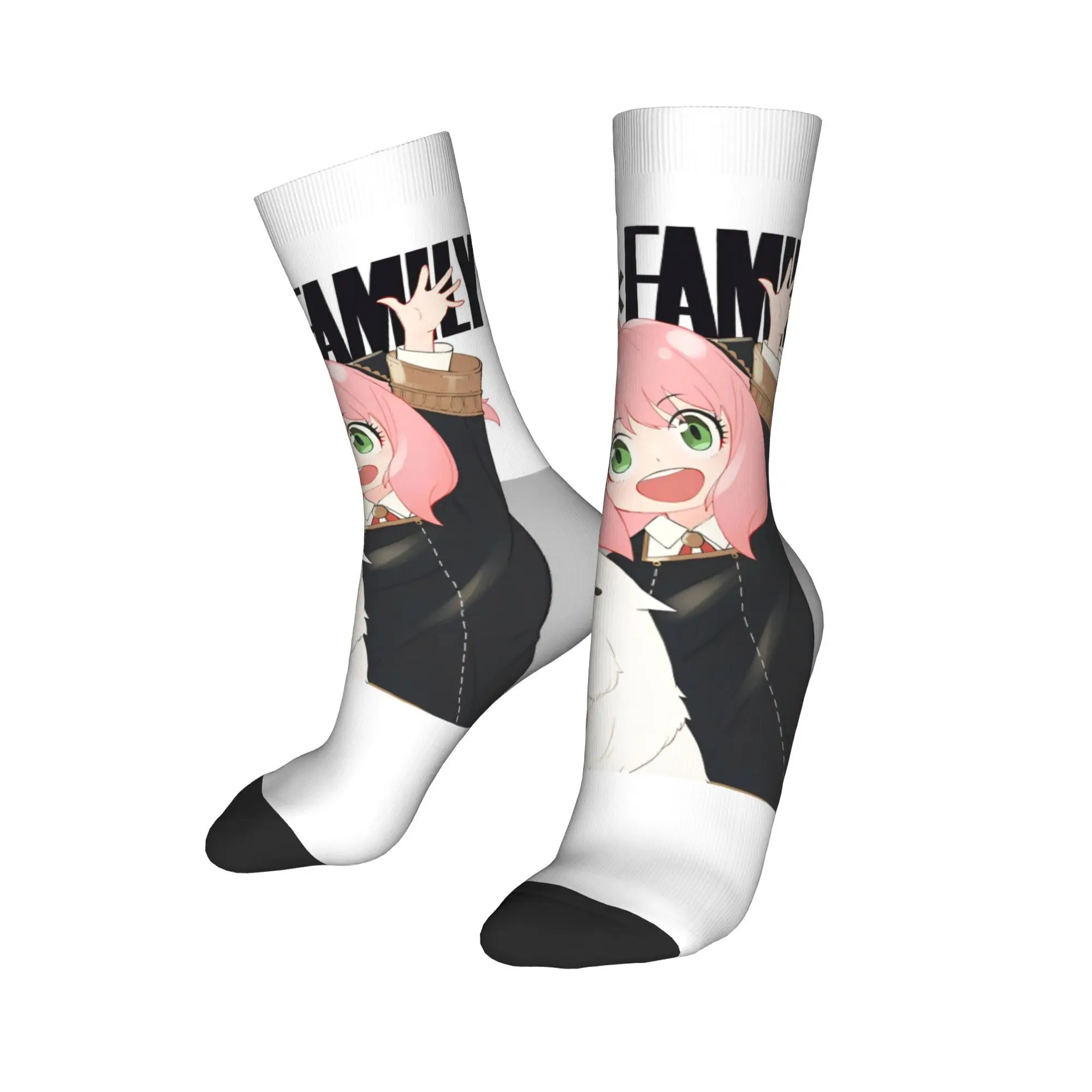 Novelty  Men Women Socks Spy X Family girls manga anime  Accessories Soft  Graphic Stockings All Season