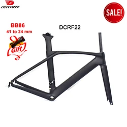 CECCOTTI RF22 Model V Brake Road Bike Frame B86 pressfit Carbon Frameworks Max Tires 28mm Bicycle Frameset In stock Sale