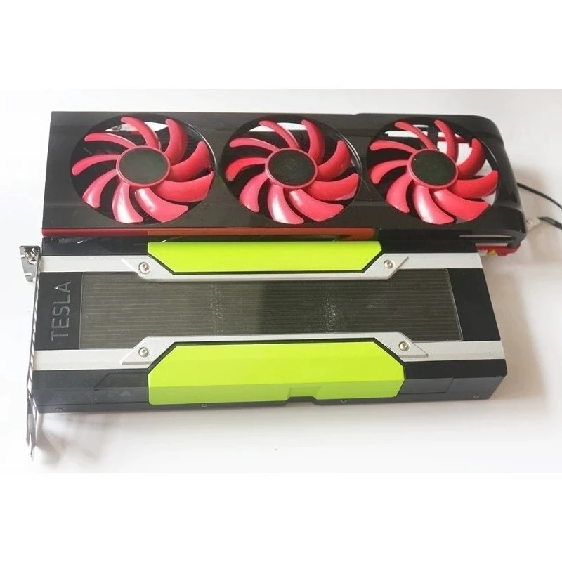 P40 M40 K80 P100 Graphics Card Cooling Modification Three Fan Version