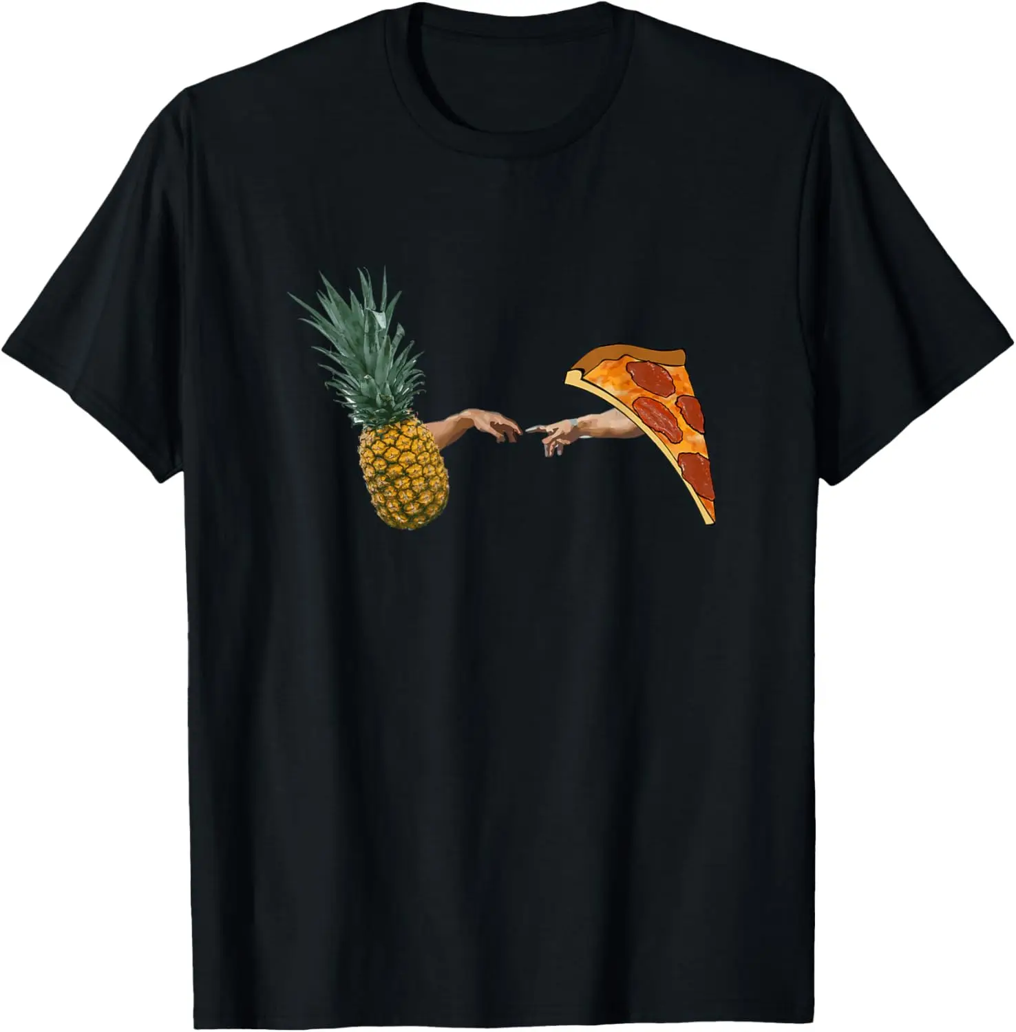 

"Pineapple on Pizza Creation of a Masterpiece" Funny Pizza T-Shirt