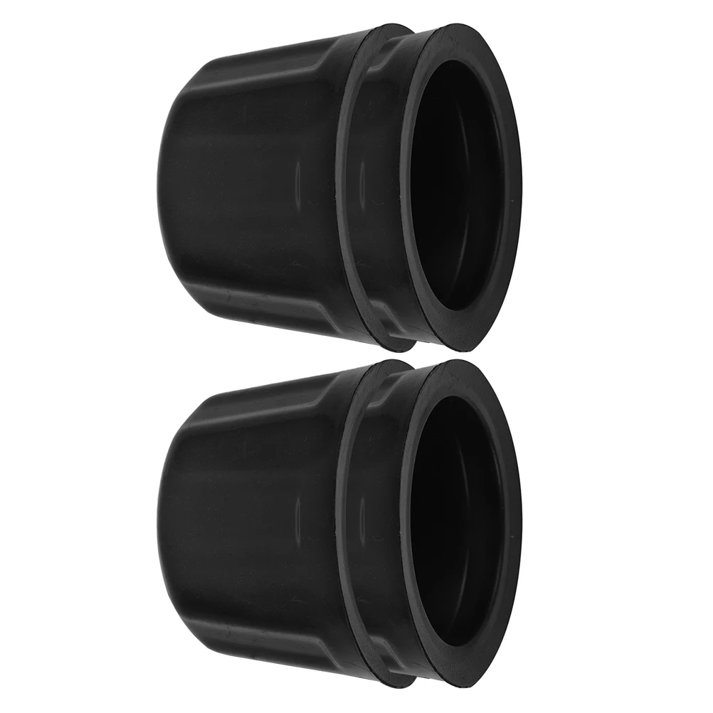 Tapas de cubo de rueda de goma para remolques Atv, carritos de Golf Go-Karts, cubierta central de repuesto de 110-250Cc, protección contra el polvo, ajuste resistente, 2 uds.