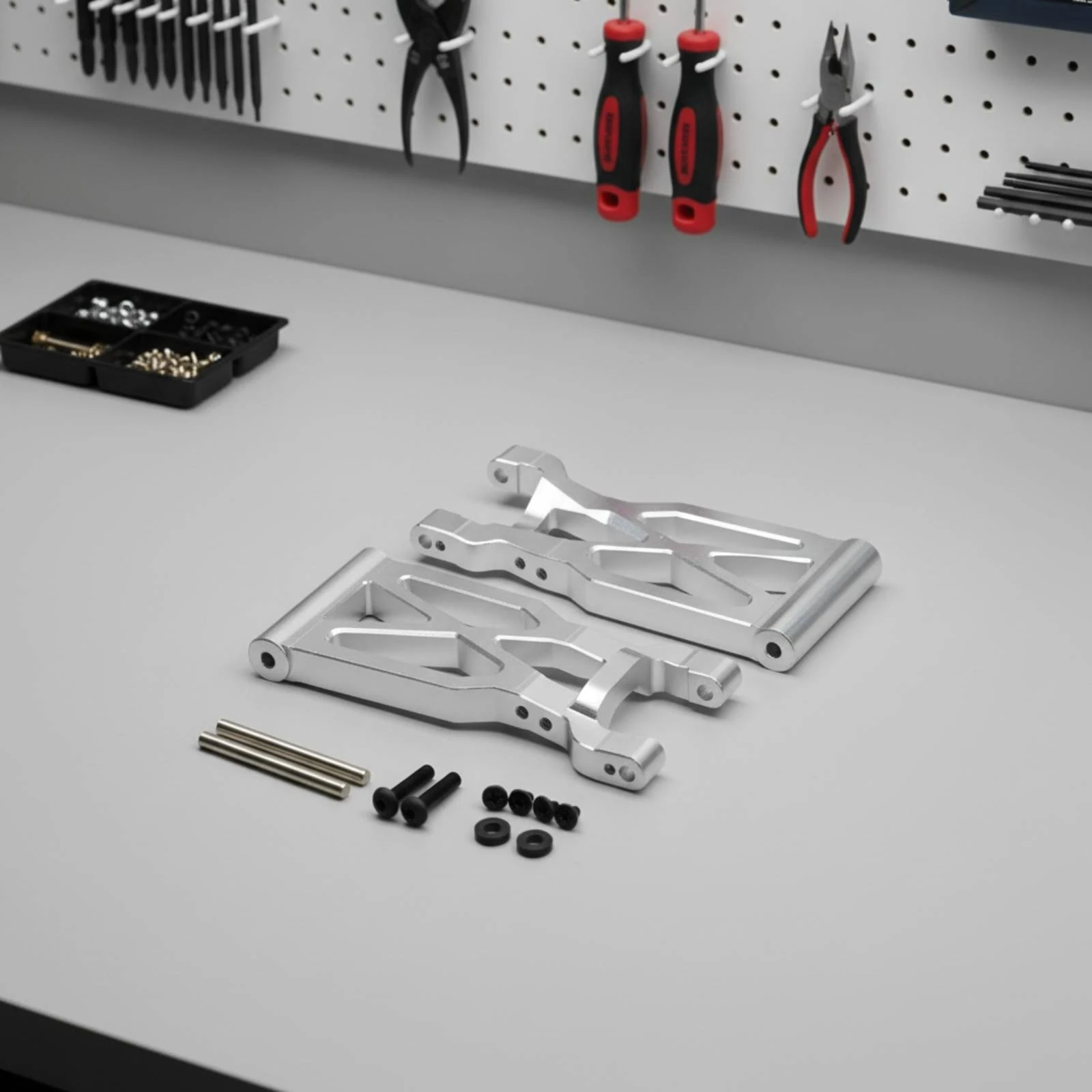 Metal Rear Swing Arm Replacement Assembly Upgraded WLtoys 104001 Rear Swing Arm Sturdy Long-Lasting