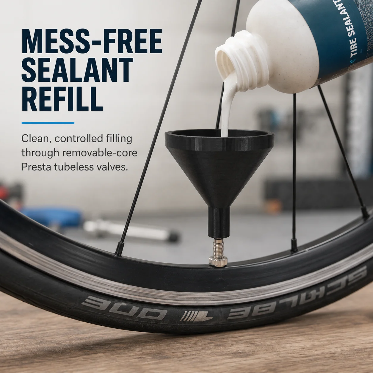 Tubeless Tire Sealant - Corong Tuang Sealant Tubeless Sepeda, Corong