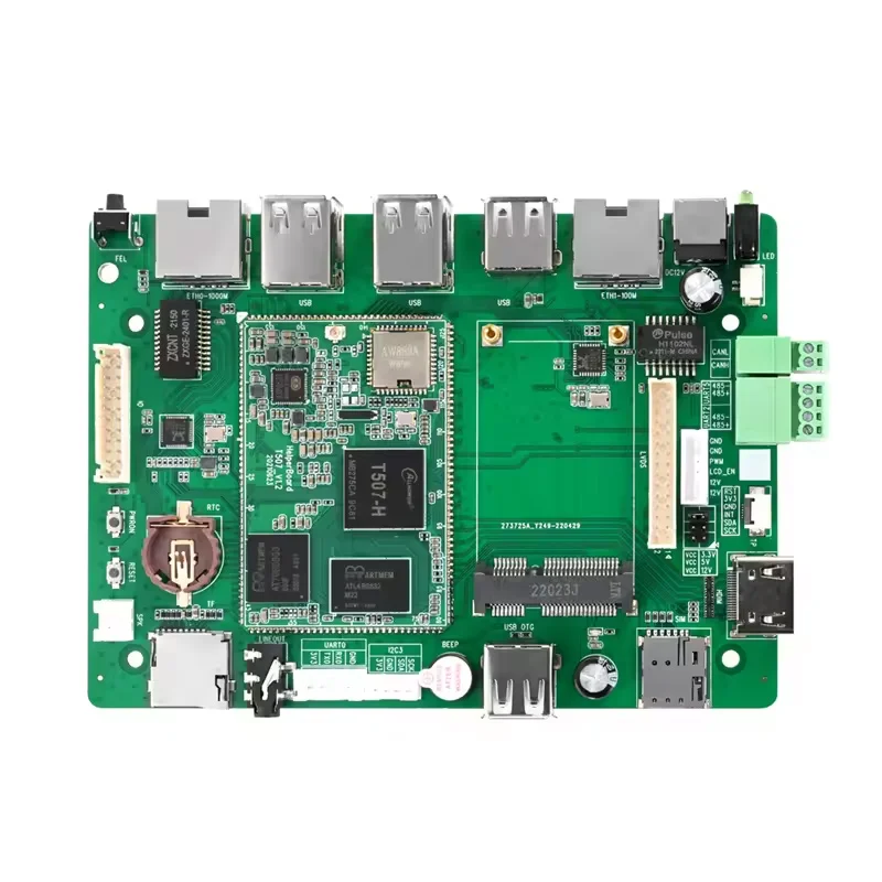 

Встроенная макетная плата Allwinner T507 с открытым исходным кодом, промышленное управление для рекламных машин, медицинский мониторинг