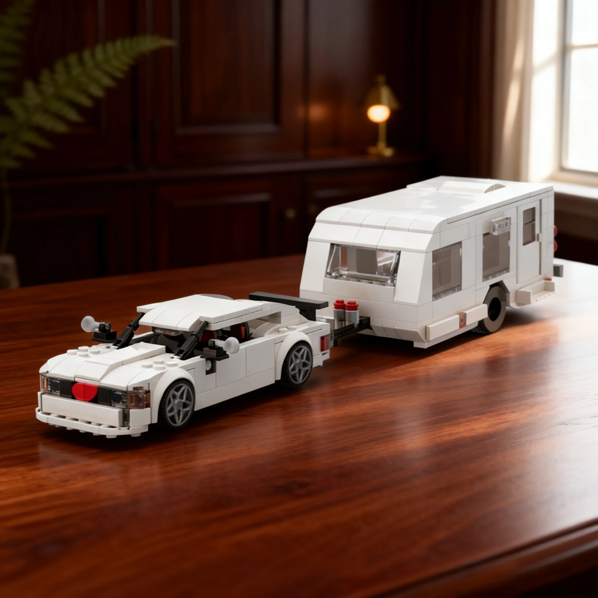509pcs MOC City Champions Vulture R Revive Caravans Weekend Tamer Caravan Combo Model Building Blocks Architecture Display Brick