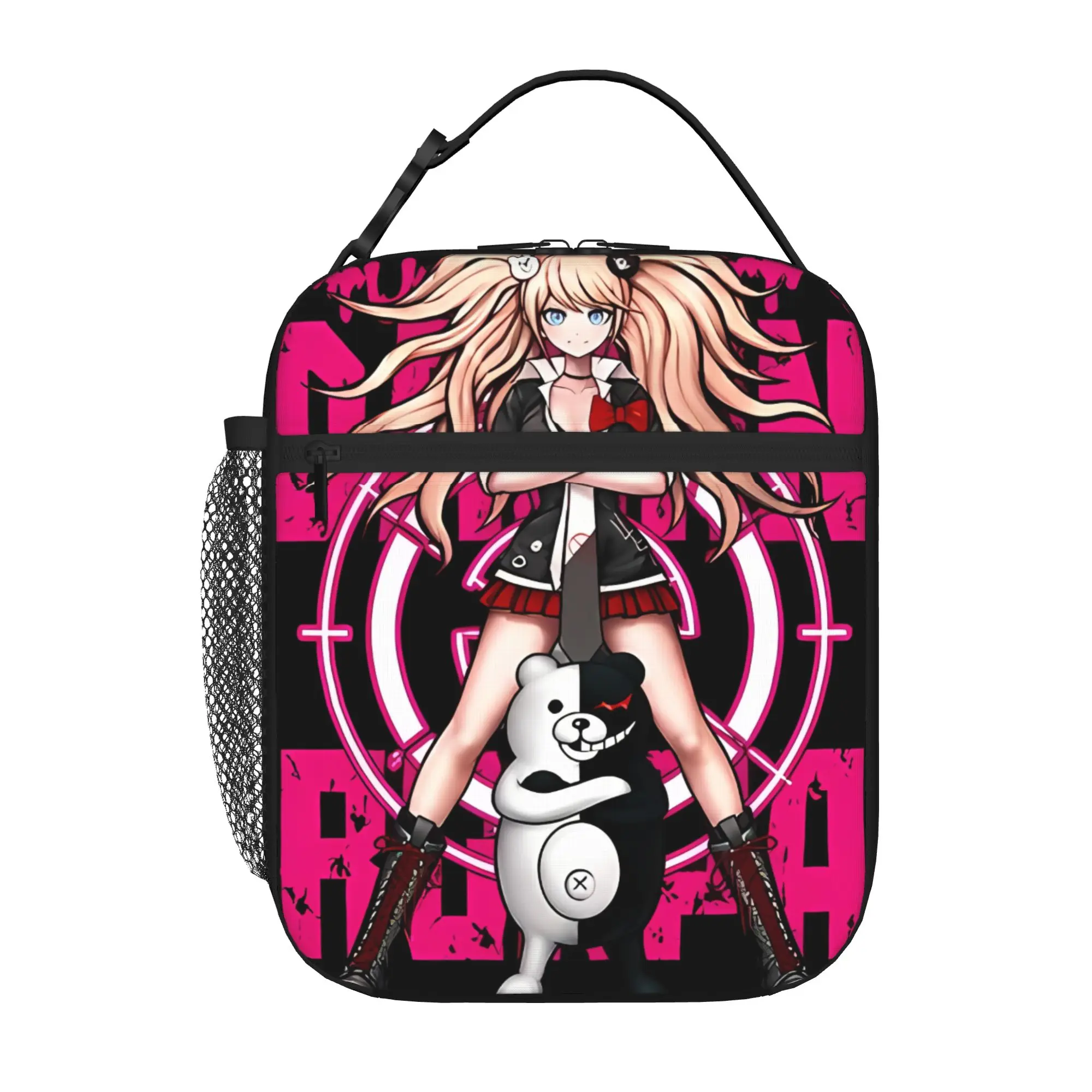 1 Piece Portable Lunch Container Dark Academy Zipper Closure Durable Pocket Danganronpa For Lunch Box Bag
