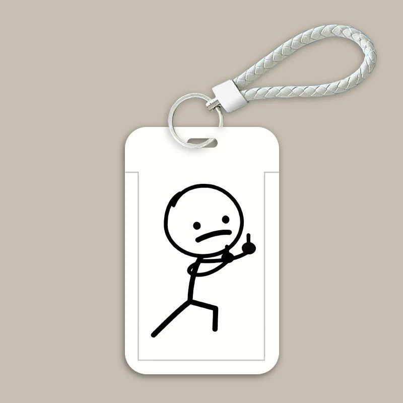 Divertente porta carte creativo Porta carte di credito Porta carte d\'identità bancarie Custodia per carte di autobus per studenti per donne e uomini