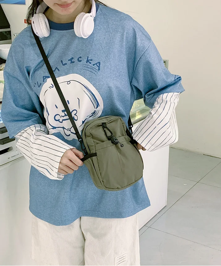 2025 New Summer Lightweight Canvas Crossbody bags Mini Shoulder Bag Small Phone Purse Bolsa feminina Женская сумка Sac femmes 가방