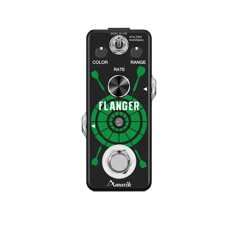 

Amuzik Flanger Guitar Pedal Analog Classic Guitar Effect Pedals Ultimate Vintage Flanger Sounds Electric Guitar Accessories
