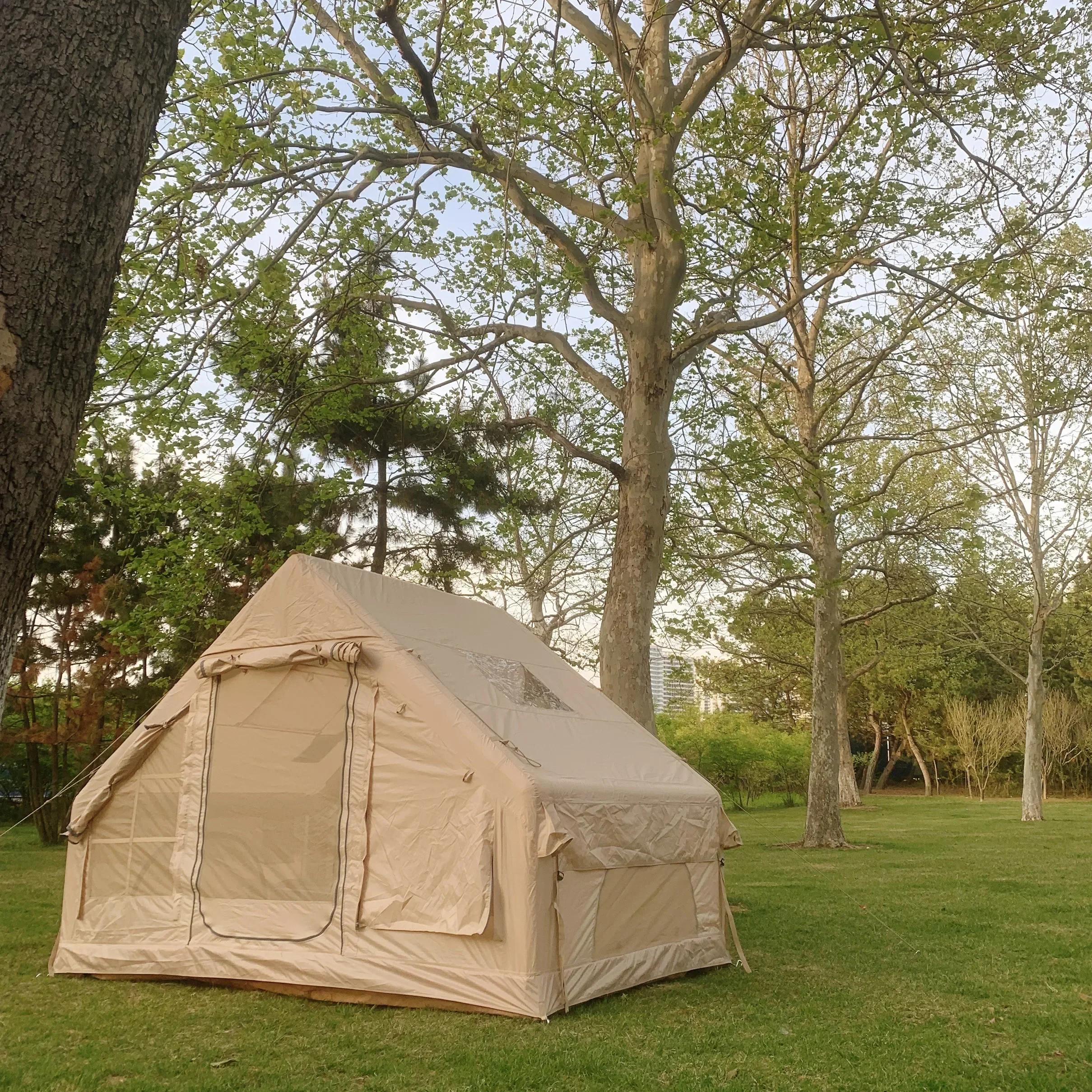 6 Square Pop Up Air Inflatable Party Tent With Big Outdoor Camping Tent