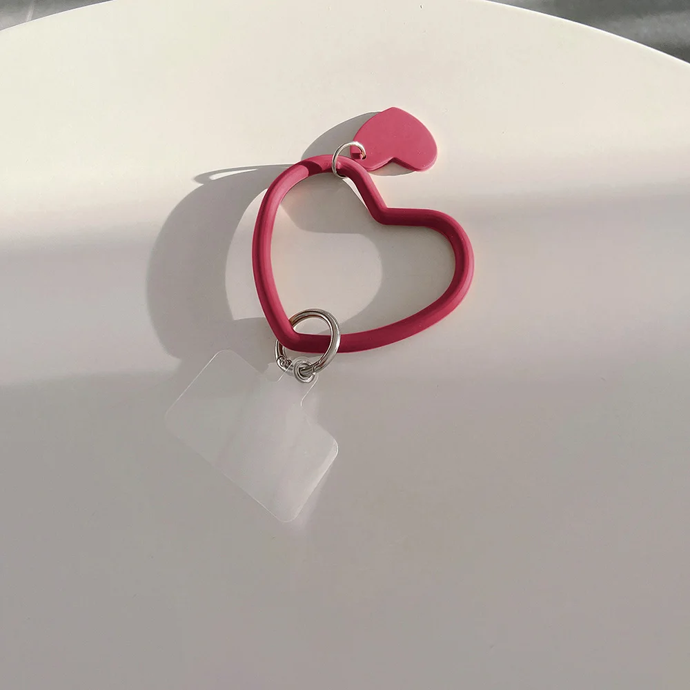 Anti-Lost Love Heart Keychain Mobile Phone Strap