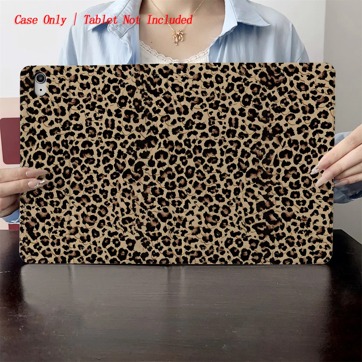 Stylish Leopard Animal Print iPad Cover For Apple iPad 9th/10th Gen Air 5 Pro 12.9 Mini 6 Shockproof Case
