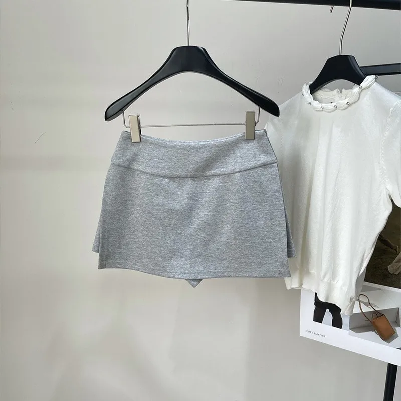 Primavera Estate ort Gonna Pantaloni Donna Spor Dimagrante Gamba Allungamento Faionable f Gonna Lettera Modello Sexy Sle