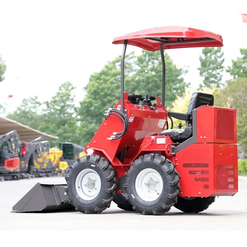 중국산 맞춤형 소형 휠 로더 다양한 보조 도구 지원 맞춤 제작 트랙 미니 휠 로더