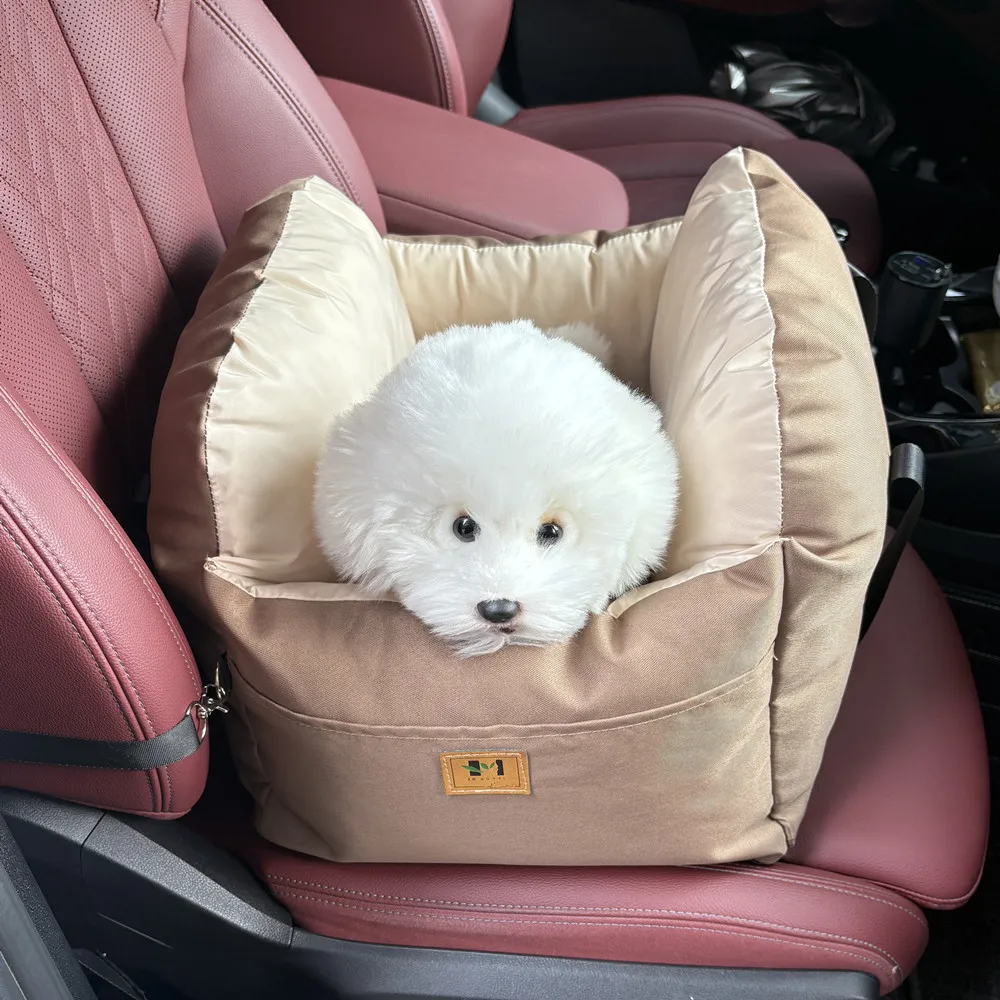 Pet Dog Car Seat Cover Safety Waterproof Puppy Nest Mat Cat Carrier Soft Comfort Travel Dog Car Seat Bed Washable Pet Carrier