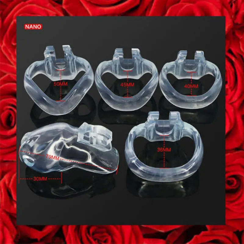 Plastic Chastity Device HT V4/Chastity Cock Cage for Male/Chastity Belt for Gift/Chastity Sex Toy/Chastity Device with Four Ring