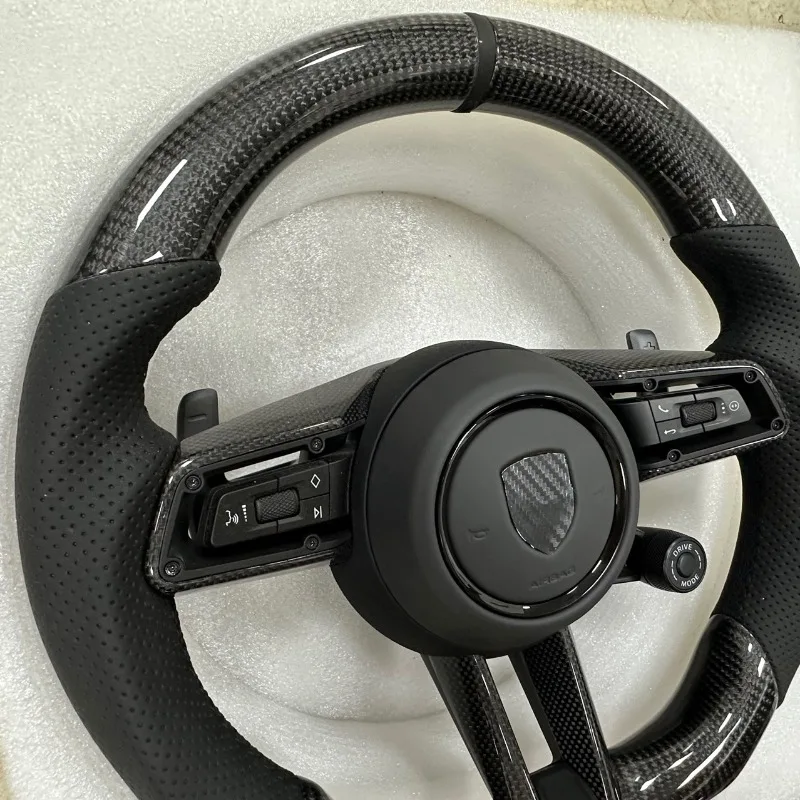 Teile für Porsche Lenkrad Modifizierte Kohlefaser 911 Cayenne Boxster Macan Panamera