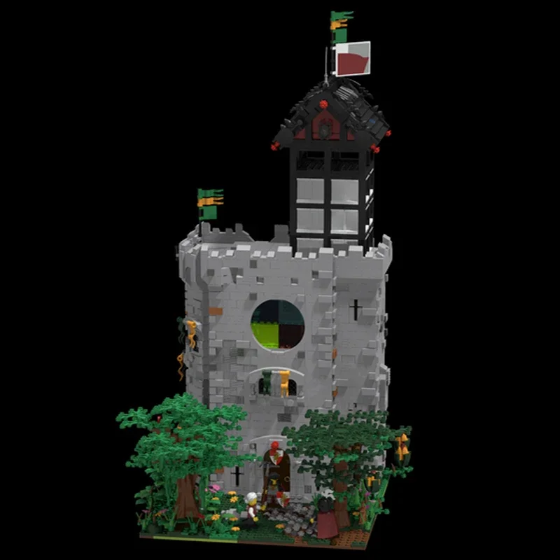3599 деталей MOC: Большая диорама «Дом усадьбы» — эксклюзивный коллекционный набор для творческих хобби-энтузиастов, идеальный подарок на Рождество.