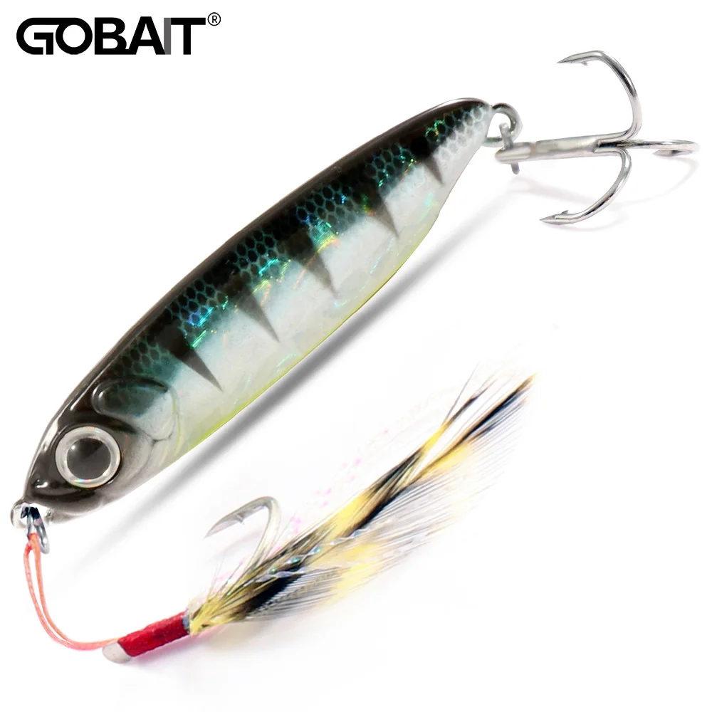 Metal Jig Fishing Lure 10g 15g 18g Singking Pencil Bait Wobbler Trout HardBait Fishhook Treble Hook Shore Cast Pesca Swimbait