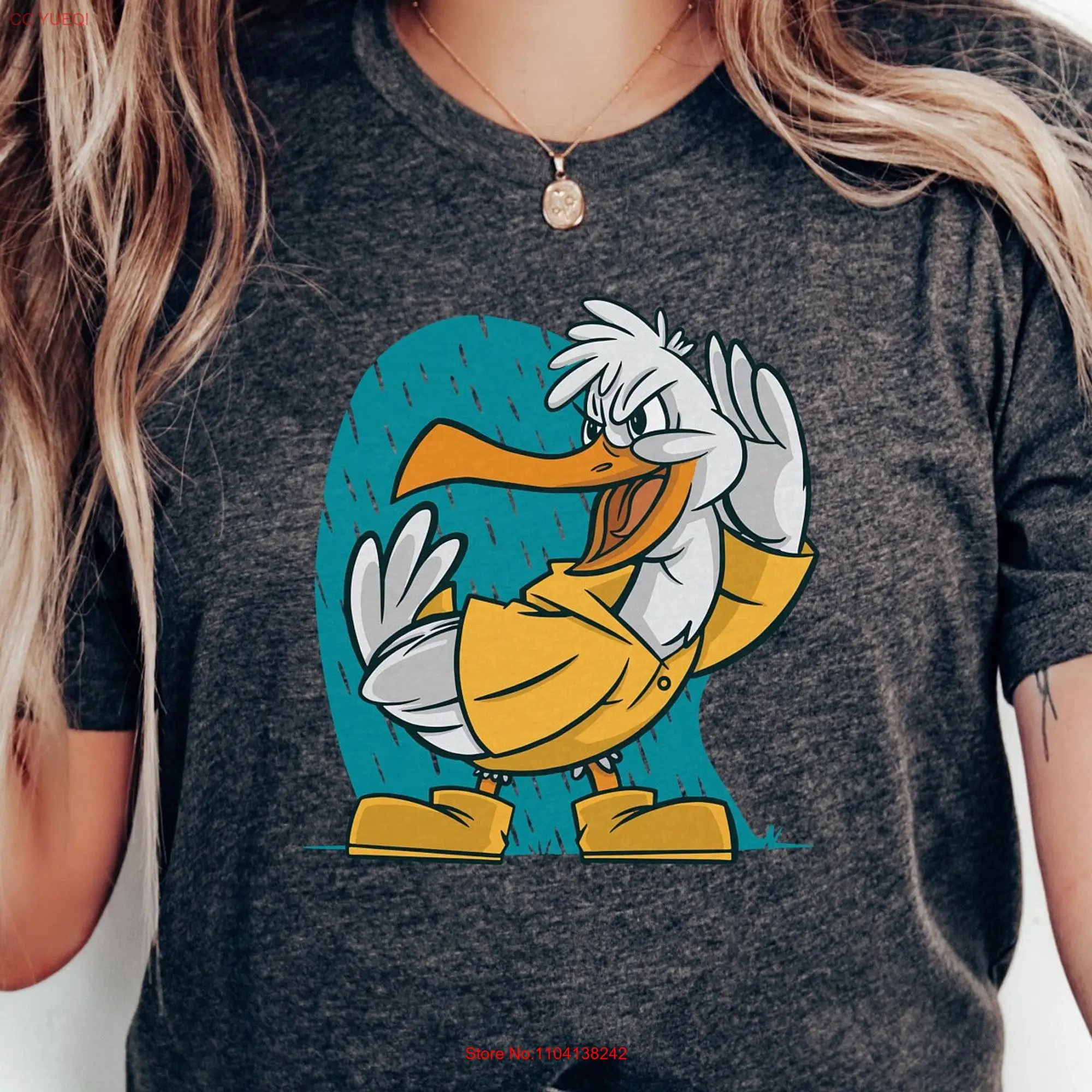 Seagull Funny Listening T Shirt For Bird Lover Print Beach Apparel Nature Enthusiast Watcher long or short sleeves