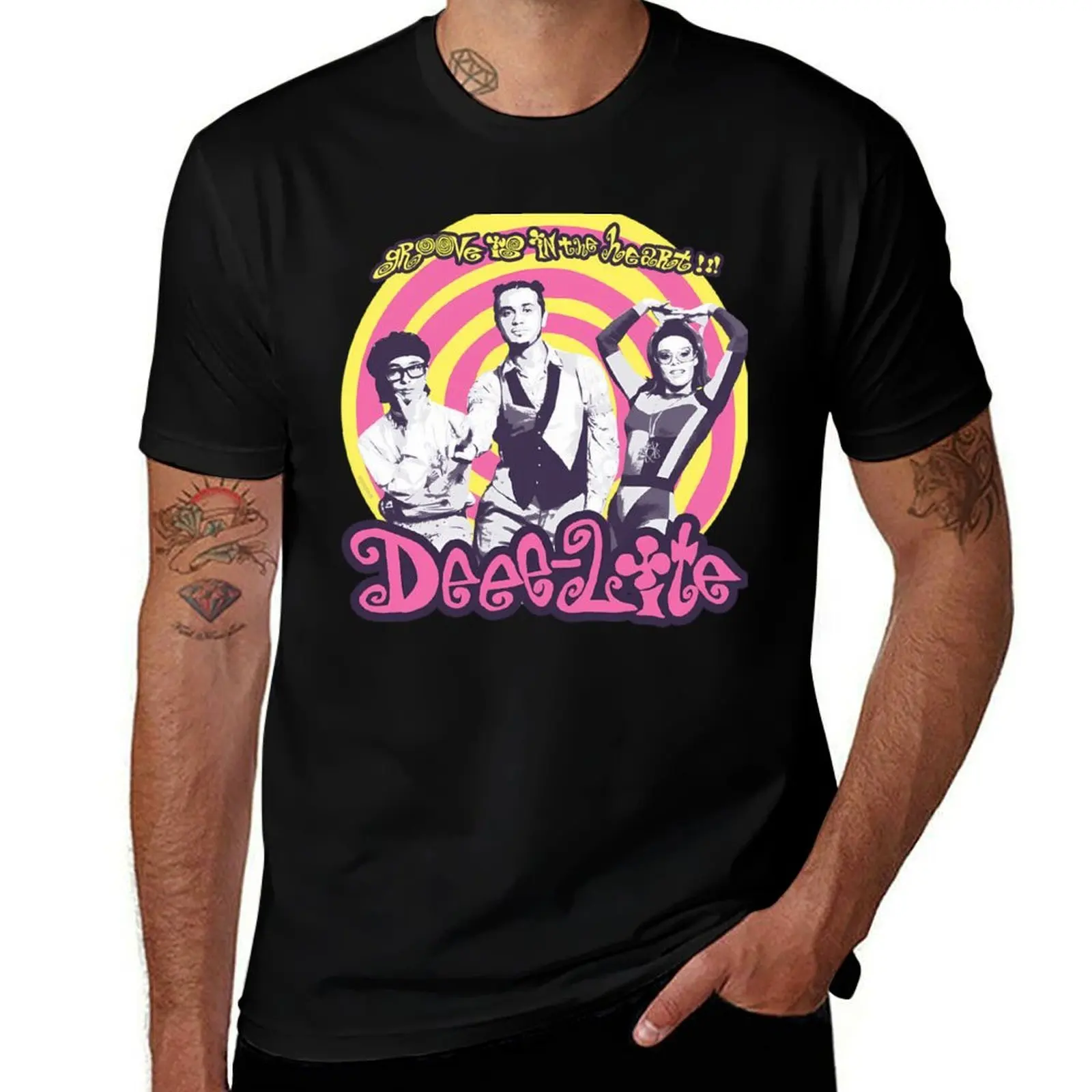 Deee Lite 90s Dance Music T-Shirt Soft Touch Basic Cotton T-Shirt