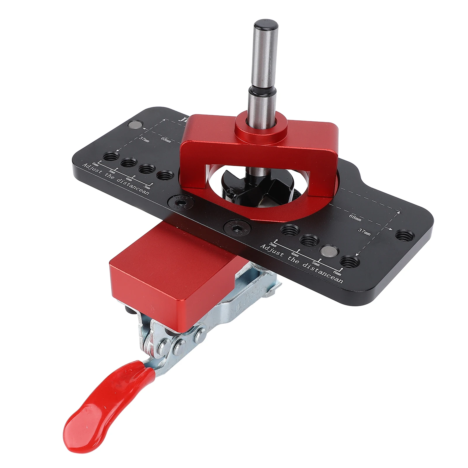 

Door Hinge Installation Jig Cabinet Hinge Drilling Locator Carbide Drill Bit 35mm Accurate Locating for Woodworking