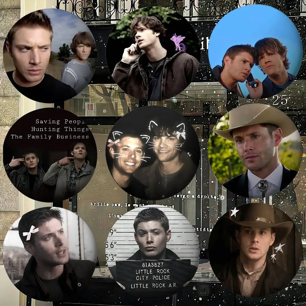 TV S-Supernatural Badges Cartoon Lapel Pins Breastpin Badge Fans' Trinkets Presents People Backpack Adornments Jewelry Bits