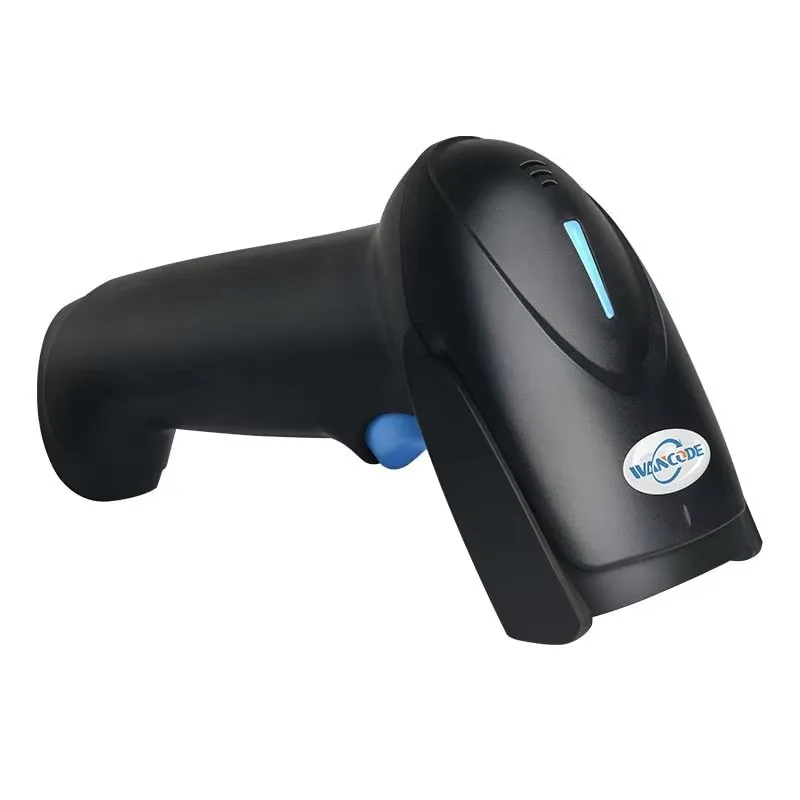 Handheld 1D/2D barcode scanner, handheld wireless Bluetooth QR code scanner gun for warehousing/express delivery/retail/checkout