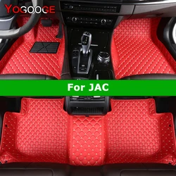 YOGOOGE Custom Car Floor Mats For JAC S5 S2 S3 S4 S7 T6 T8 IEV4 IEV5 IEV6 IEV7 IEVS4 IEVA50 Auto Carpets Foot Coche Accessorie