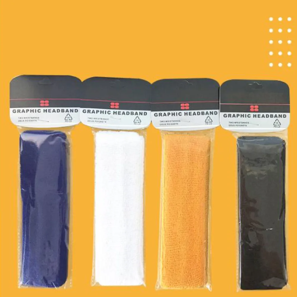 

Hot Sale Wide Belt Sports Headband Strong Elasticity Solid Color Sweat-absorbing Headscarf Gym Non Slip Hair Accessories Cycling