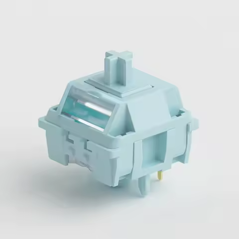 MMD Silent Blue Switch Beyond KTT Brand 5 Pins 43g Linear Mechanical Keyboard Custom Switches Hot Swap Kits Switch Lubricated